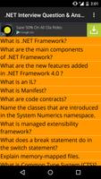 .NET Interview Question Answer постер