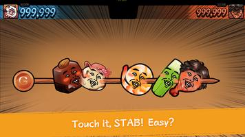 Let it STAB الملصق