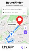GPS Navigation Live Earth Maps الملصق