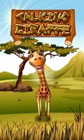 girafe parler Affiche