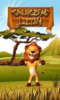 parler lion Affiche