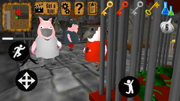 Piggy Doctor Neighbor Escape capture d'écran 2
