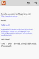 Checker plagio captura de pantalla 2