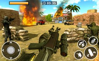 Gun Game FPS Commando Shooting الملصق