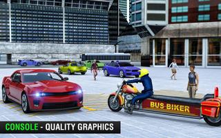 Bus Bike Taxi Bike Games poster