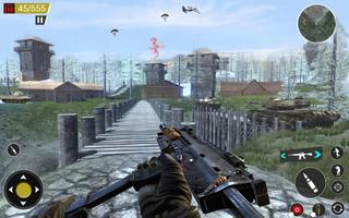 World War 2 Gun Shooting Games ảnh chụp màn hình 2