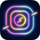 NEON GIF+TEXT Video Effects APK