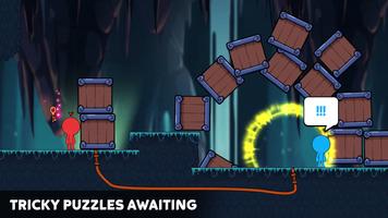 Stick World: Red Blue Journey ảnh chụp màn hình 1