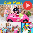 Play with dolls house video icône