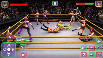 Girls Wrestling Fighting arena capture d'écran 2