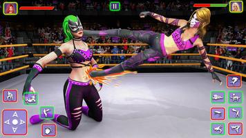 Girls Wrestling Fighting arena capture d'écran 3