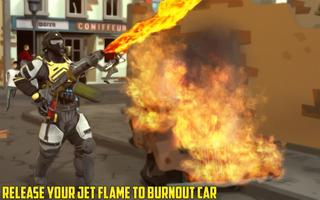 Flamme Lanceur Fusil Simulateur 3D Feu Brûler 2019 capture d'écran 2