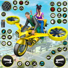 Flying Bike Driving Simulator biểu tượng