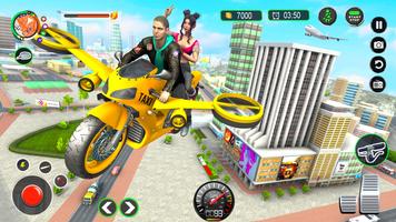 Flying Bike Driving Simulator capture d'écran 3