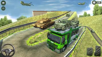 US Army Transporter: Truck Simulator Driving Games Cartaz