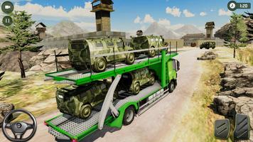 US Army Transporter: Truck Simulator Driving Game syot layar 1