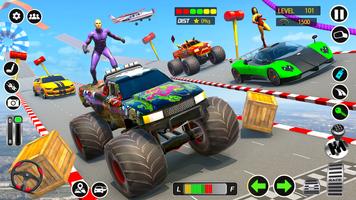 Ramp Car stunts Prado Car Game Cartaz