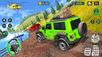 برنامه‌نما Real Jeep SUV Driving Games 3D عکس از صفحه