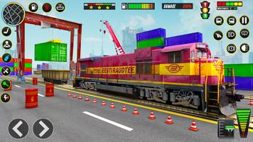 Cargo Train Simulator Games 3D poster