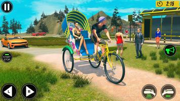 Bicycle Rickshaw Driving Games capture d'écran 1
