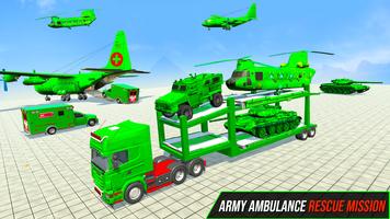 Army Ambulance Transport Truck Plakat