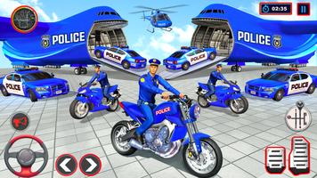 Police Vehicle Transport Games Affiche