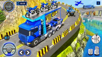 Police Vehicle Transport Games capture d'écran 3