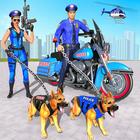 Police Dog Chase Crime City Zeichen