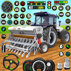 Große Traktor-Landwirtschaftss Zeichen