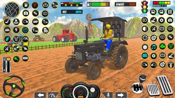 Big Tractor Farming Games poster