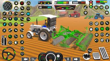 Big Tractor Farming Games اسکرین شاٹ 1