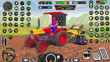 Big Tractor Farming Games اسکرین شاٹ 2