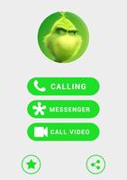 Talk To Grinchs : Grinch Fake Video Call simulator 스크린샷 1