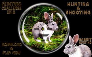 Lapin Chasse Sniper Tir Affiche