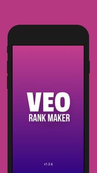 Village Extension Officer (VEO) Rank Maker poster