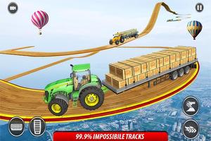 Tractor Game Stunt Racing الملصق