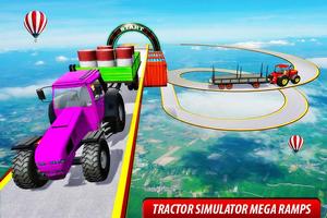 Tractor Game Stunt Racing تصوير الشاشة 3