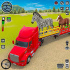 Wild Animal Truck Transporter أيقونة