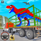Wild Dino Truck Transport Game icône