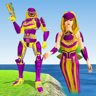 Mermaid Simulator: Robot Games أيقونة