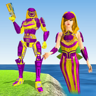 Mermaid Simulator: Robot Games 图标