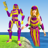 Mermaid Simulator: Robot Games icône