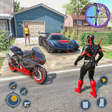 Panther Black Superhero Car 3d biểu tượng