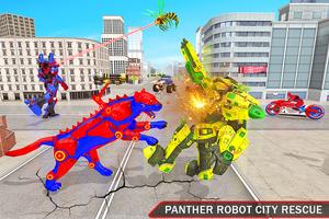 Panther Black Superhero Car 3d screenshot 3