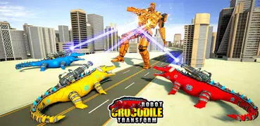 Crocodile Robot Car Robot Game