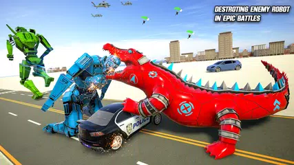 Crocodile Robot Car Transform アプリダウンロード
