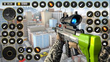 FPS Commando Sniper Gun Games capture d'écran 1