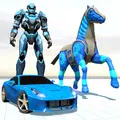 警察の馬のロボットカーゲーム: ロボットゲーム