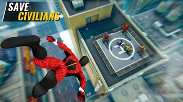 Spider Rope Superhero Games 3D capture d'écran 3