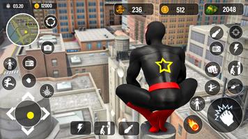 Spider Rope Superhero Games 3D Cartaz